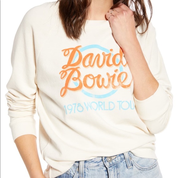 Treasure & Bond Tops - Treasure & Bond David Bowie Sweatshirt sz XS. NWT